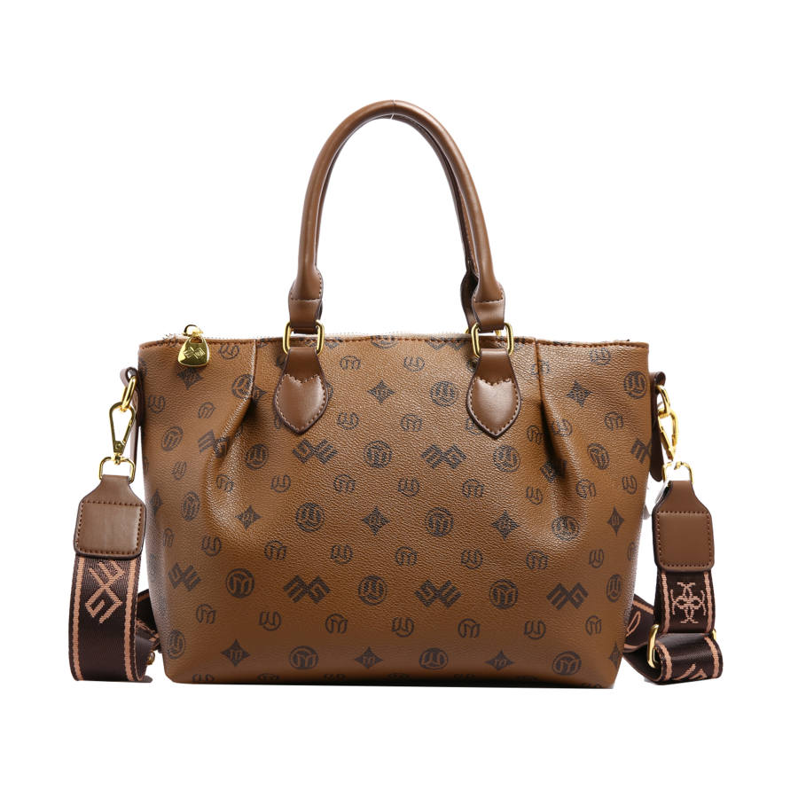 YALU Pu Handbag Women's Khaki/Brown