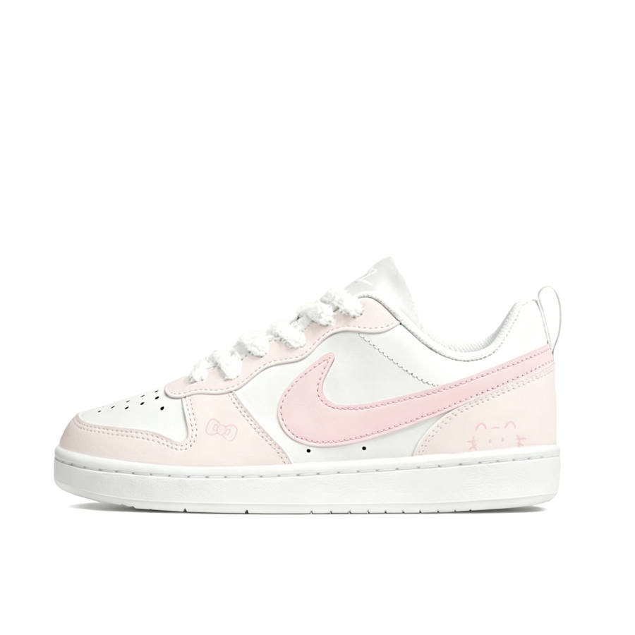 Nike Nike Court Borough Strawberry Sweetheart Slip Resistant Abrasion Resistant Skateboard Shoes Women's Pink