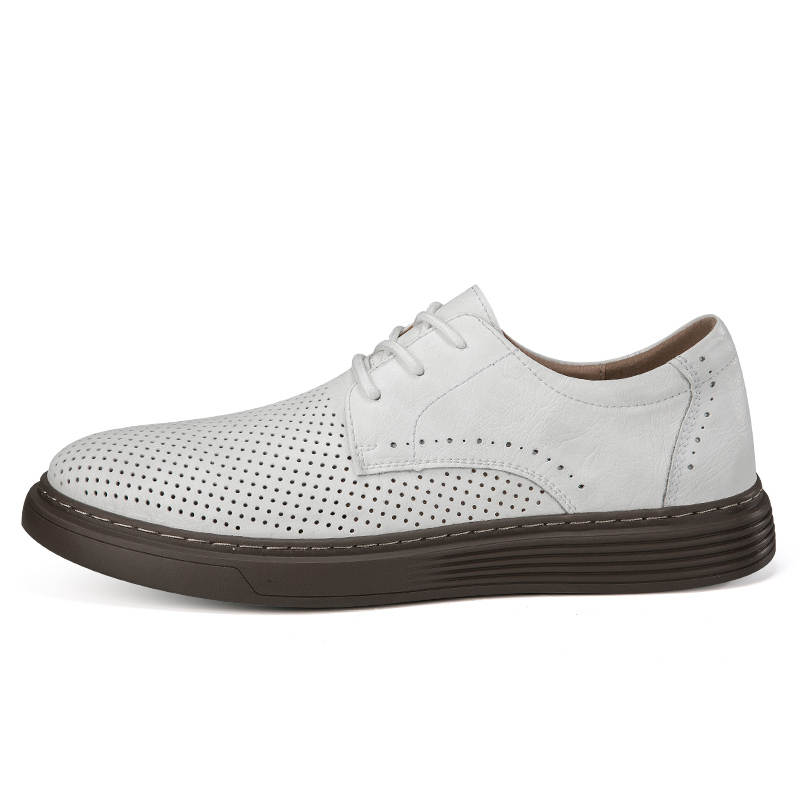 YALU Cow Split Leather Casual Leather Shoes Men's