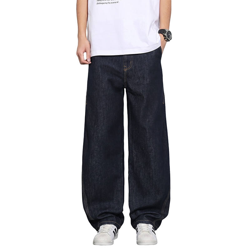 BALENO BALENO Jeans Unisex Blue Thin Scimitar Pants