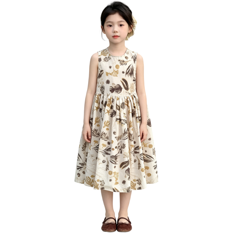 YALU Grade School Dresses Camisole Moderate Midi Skirt