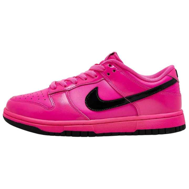Nike Nike Dunk Low top Skateboard Shoes Women's Neon Pink Black