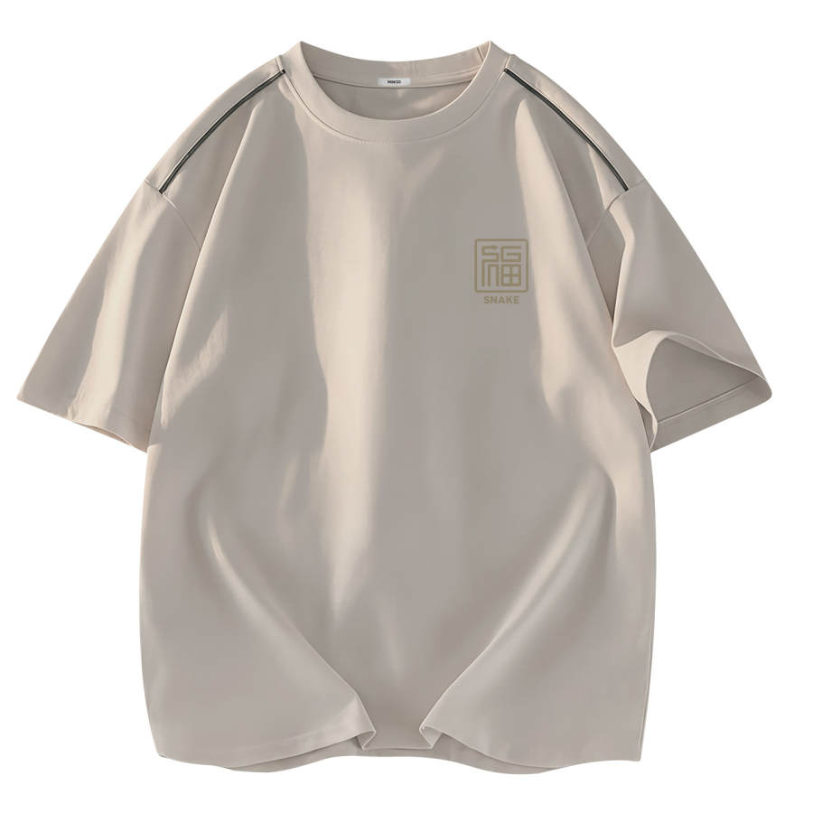 MINISO T Shirts Unisex Crew Neck Thin Straight Fit