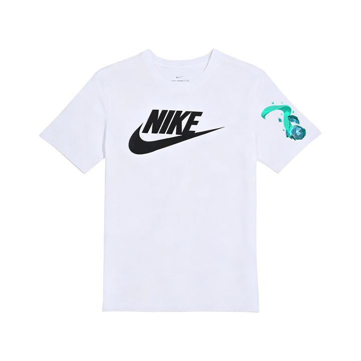 Nike Nike Sportswear T Shirts Unisex White Crew Neck Moderate Straight Fit