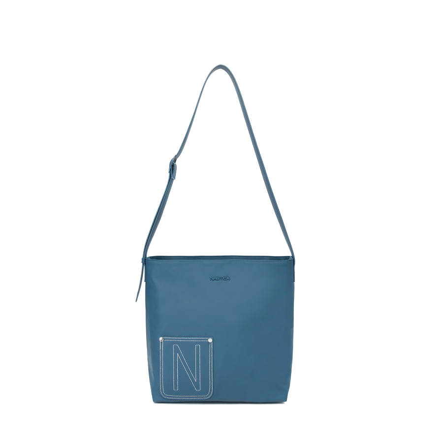 NAUTICA Artificial Leather Crossbody Bags Regular Unisex Blue