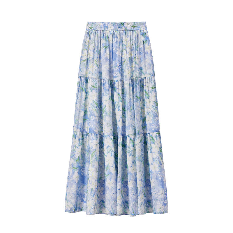 XIANGYING Casual Long Skirt Women's