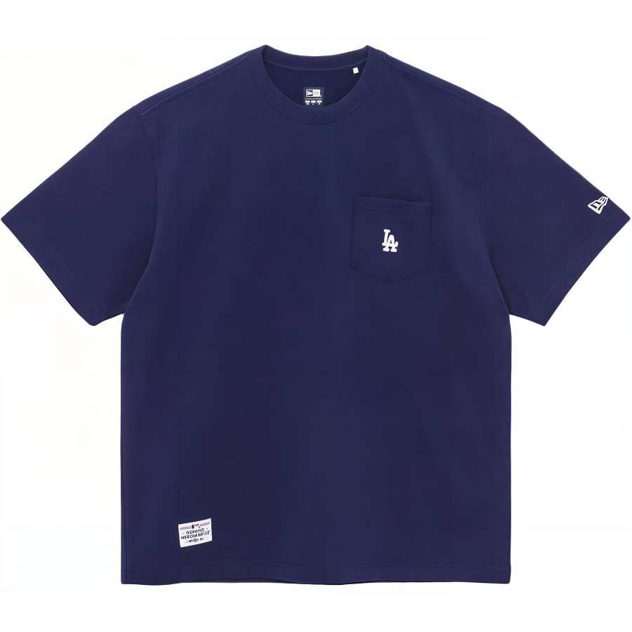 New Era T Shirt Unisex Marine Blue