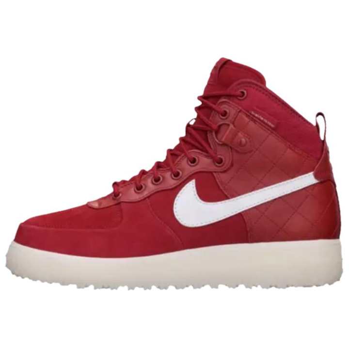 Nike Nike Air Force 1 Suede High top Skateboard Shoes Men's Red