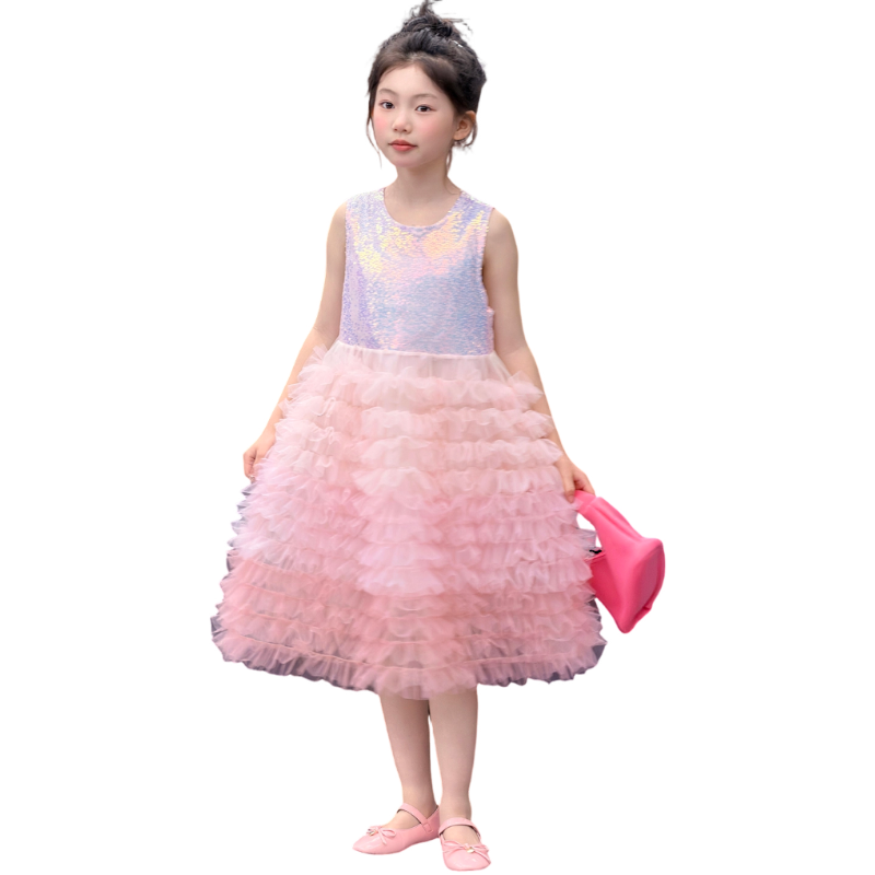 YALU Grade School Dresses Camisole Moderate Midi Skirt