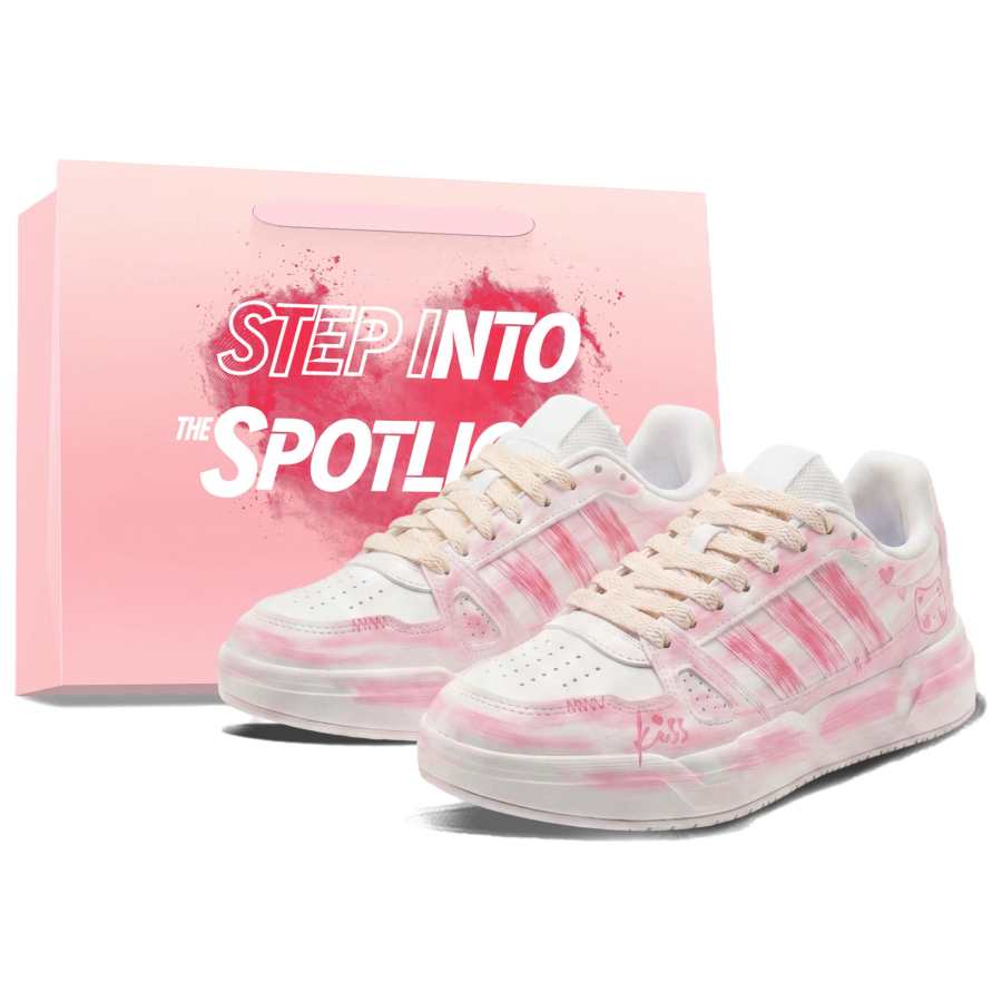 Adidas Adidas LITE BALLER Skateboard Shoes Unisex Pink White