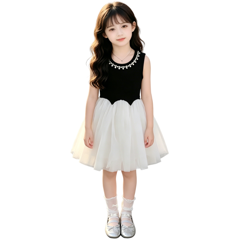 YALU Grade School Dresses Camisole Moderate Midi Skirt