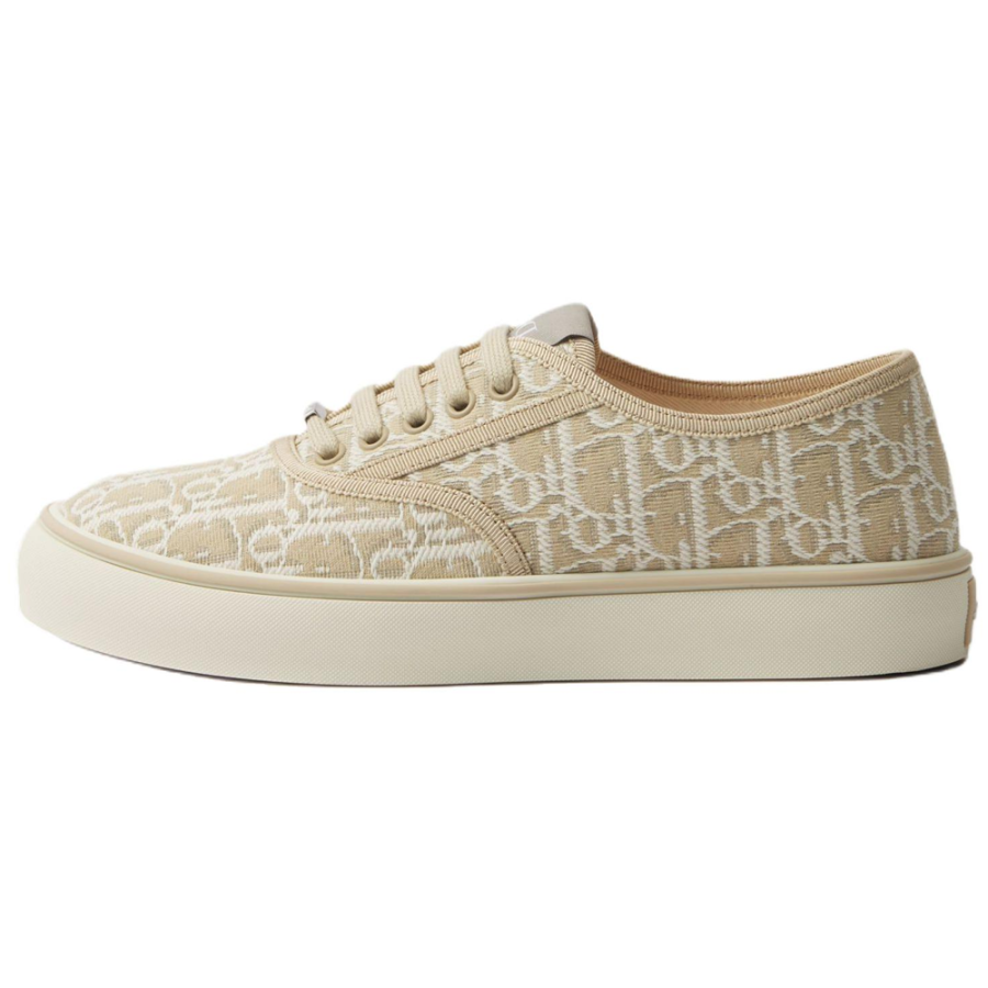 DIOR OBLIQUE Saltwind Low top Canvas Shoes Women's Beige