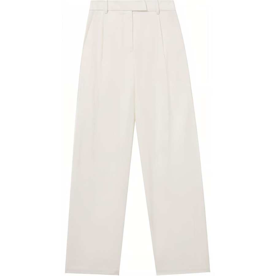 Self-portrait Self portrait Casual Pants Women's Pure White