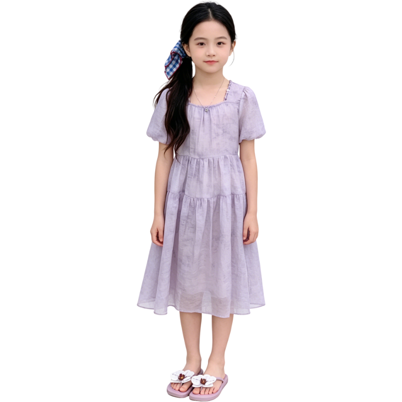 YALU Grade School Dresses Camisole Moderate Midi Skirt
