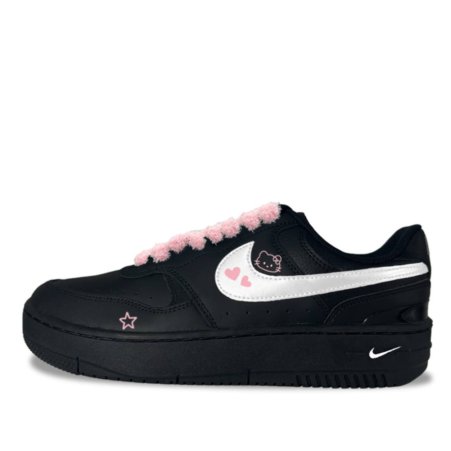 Nike Nike Gamma Force Star Cat Sweet Dream Synthetic Leather Low top Skateboard Shoes Women's Black