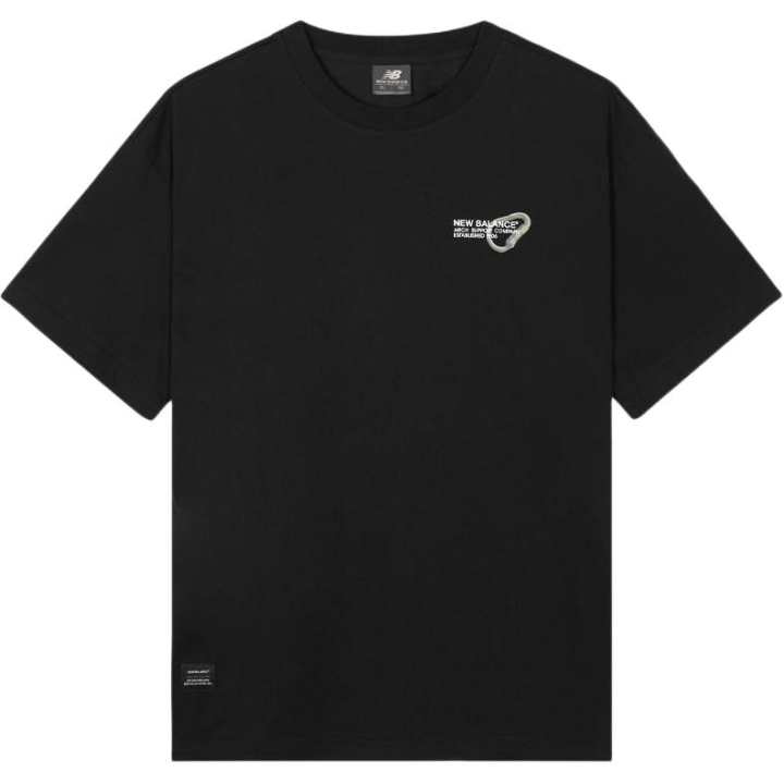 New Balance New Balance T Shirts Unisex Black Crew Neck