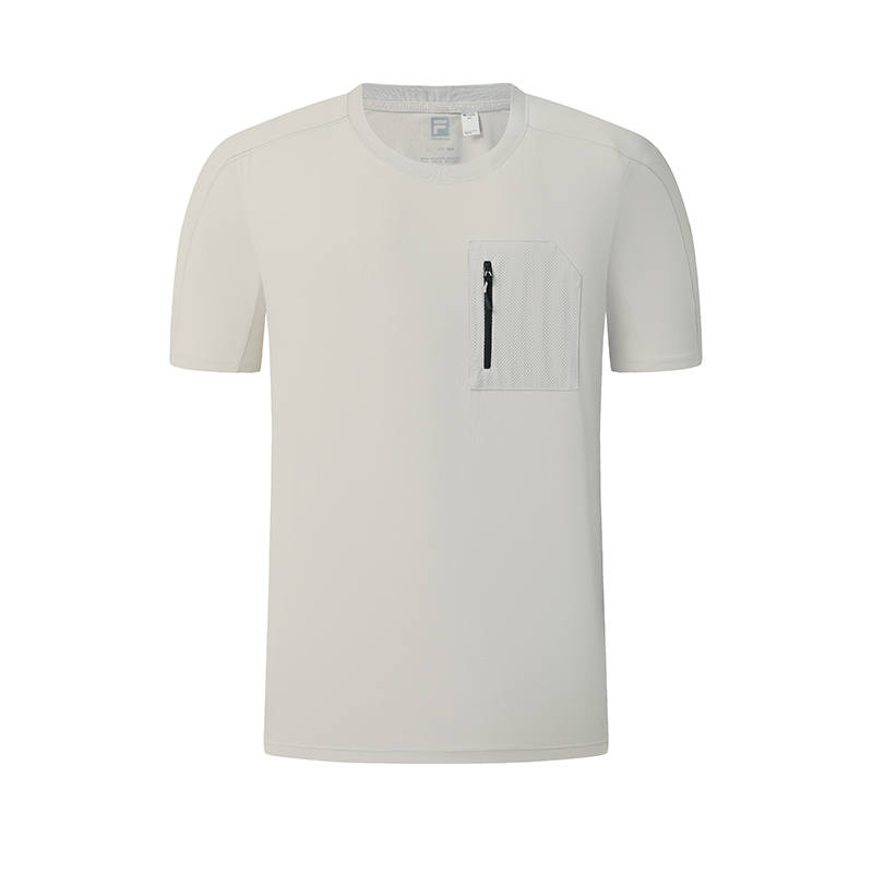 FILA Explorer T Shirts Men's Coix Seed Crew Neck Moderate