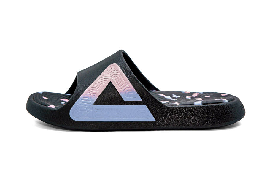 PEAK Tai Ji1.0 Quiet Quick Dry Cushioning Slide Slippers Unisex Black Pink Blue