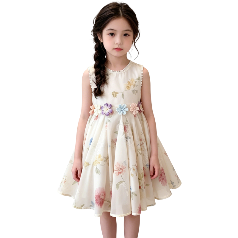 YALU Grade School Dresses Camisole Moderate Midi Skirt
