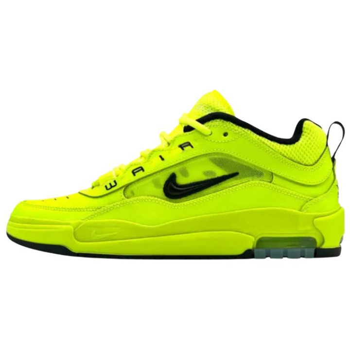 Nike Nike Air Max Ishod Skateboard Shoes Unisex Neon Green Black