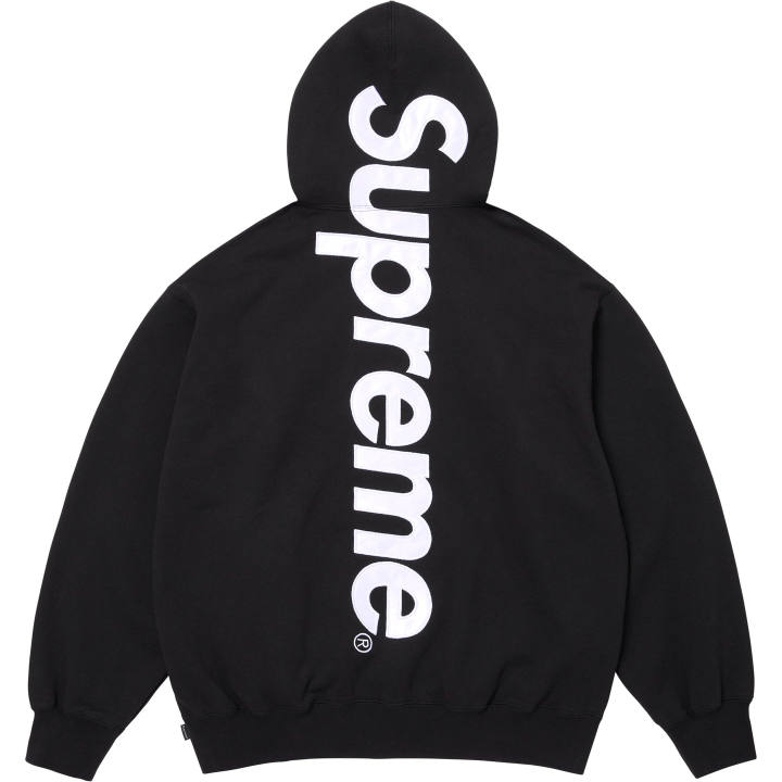 Supreme Supreme SS26 WEEK9 Satin Appliqué Hooded Sweatshirt Unisex