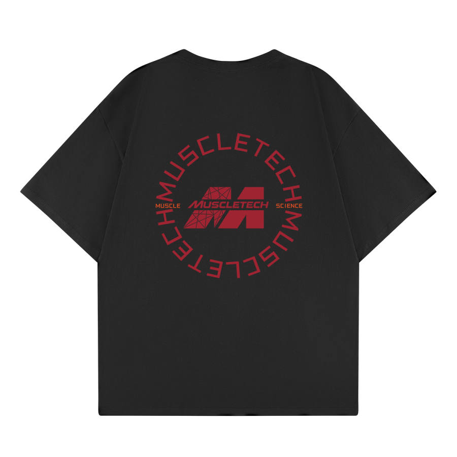 MUSCLETECH T Shirts Unisex Crew Neck Straight Fit