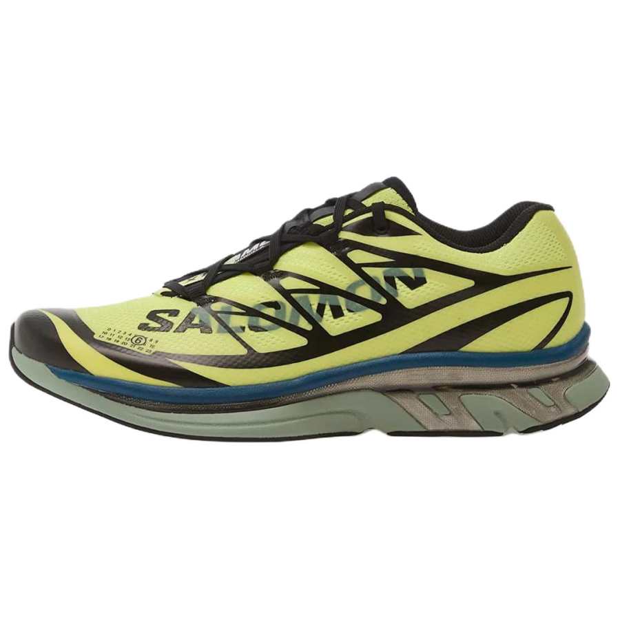 MM6 Maison Margiela x SALOMON Collaboration XT Low top Casual Shoes 5cm Men's Black & Green