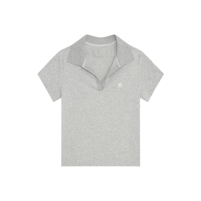 DUSHE Polo Shirts Women's Lapel Thin Nipped In Waist