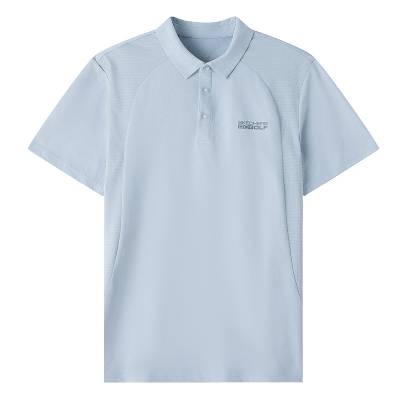 Skechers Polo Shirts Men's Starlight Dark Blue 05XM Polo Collar Moderate Other