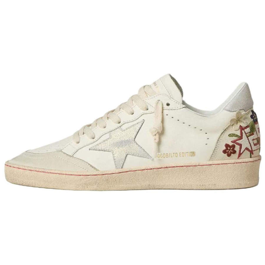 Golden Goose Ball Star Low top Skateboard Shoes Women's Cream
