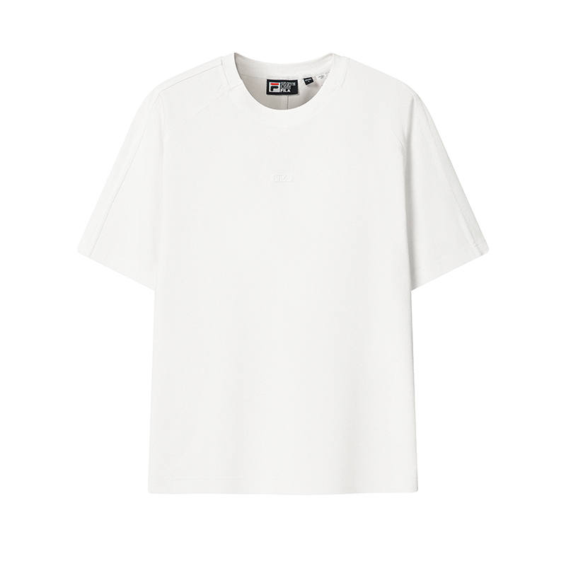 FILA WHITE T Shirt Men's Cloud White