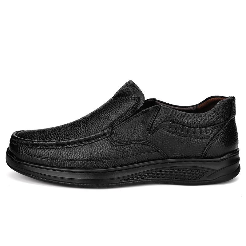 YALU Top Grain Cow Leather Casual Leather Shoes Men's