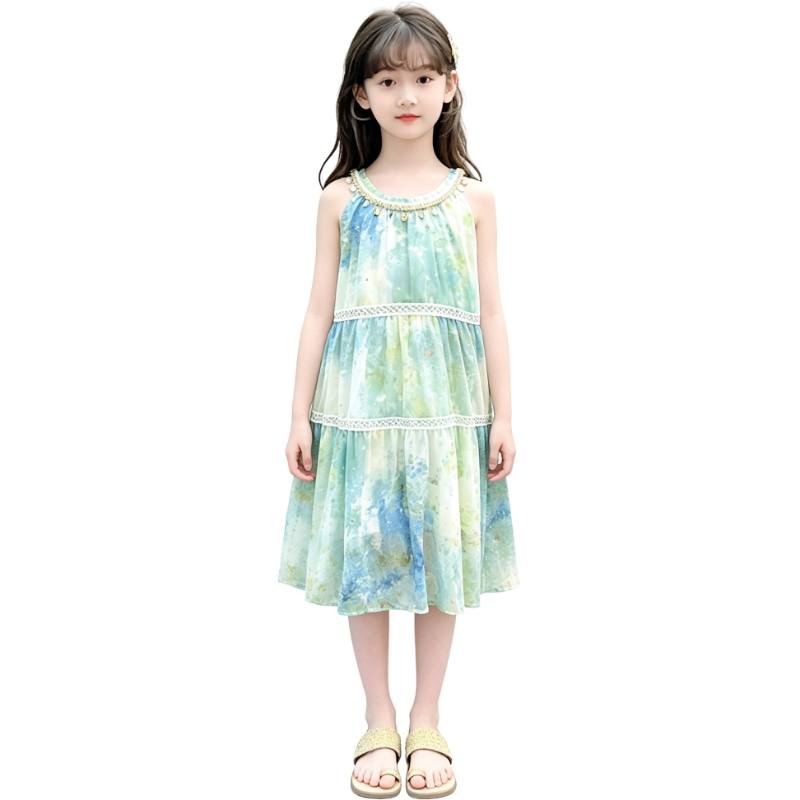 YALU Grade School Dresses Camisole Moderate Midi Skirt