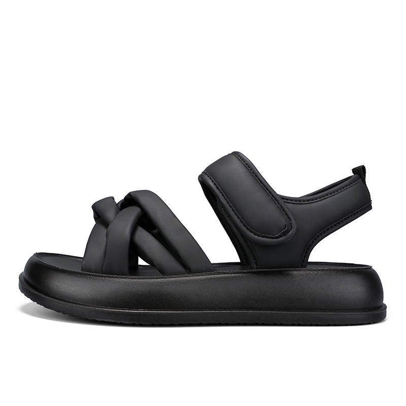 WARRIOR WARRIOR Beach Sandals Women's Black/Beige