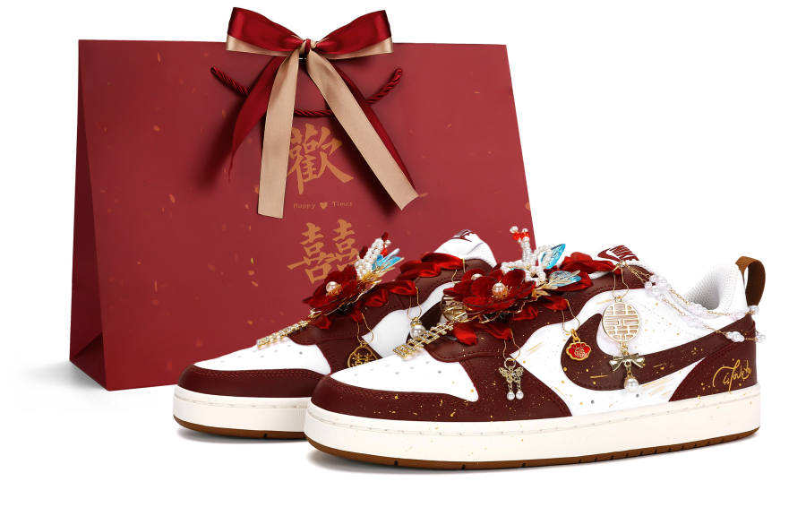 Nike Nike Court Borough Low top Skateboard Shoes Women's Burgundy