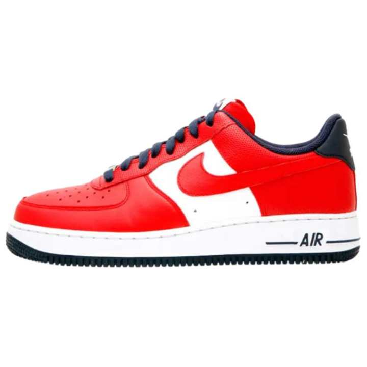 Nike Nike Air Force 1 Low top Skateboard Shoes Unisex Red White