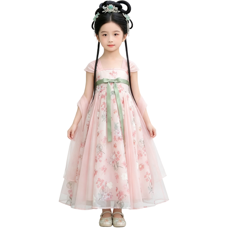YALU Grade School Dresses Camisole Moderate Midi Skirt