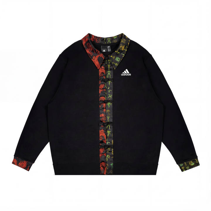 Adidas Adidas Sweatshirts Unisex Black V Neck Moderate Regular