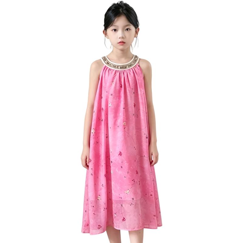 YALU Grade School Dresses Camisole Moderate Midi Skirt