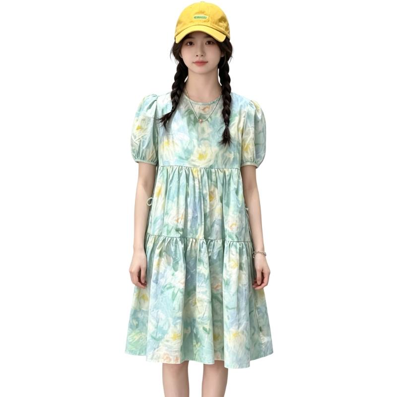 YALU Grade School Dresses Camisole Moderate Midi Skirt