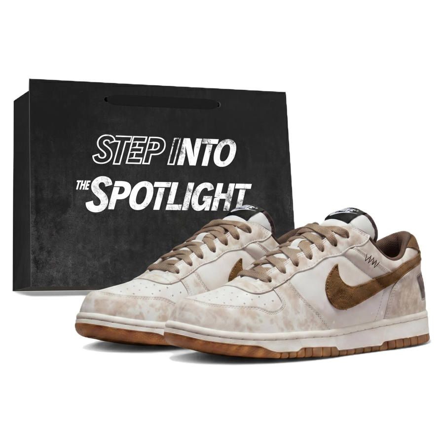 Nike Nike Big Beach Walks Lightweight Breathable Low top Skateboard Shoes Unisex Beige Brown