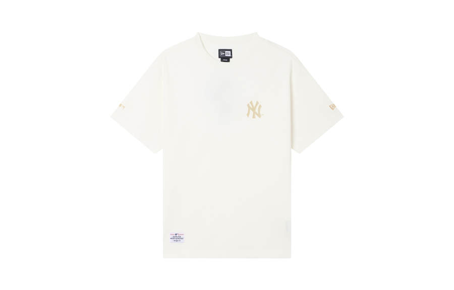 New Era X MLB T Shirts Unisex White Crew Neck Moderate