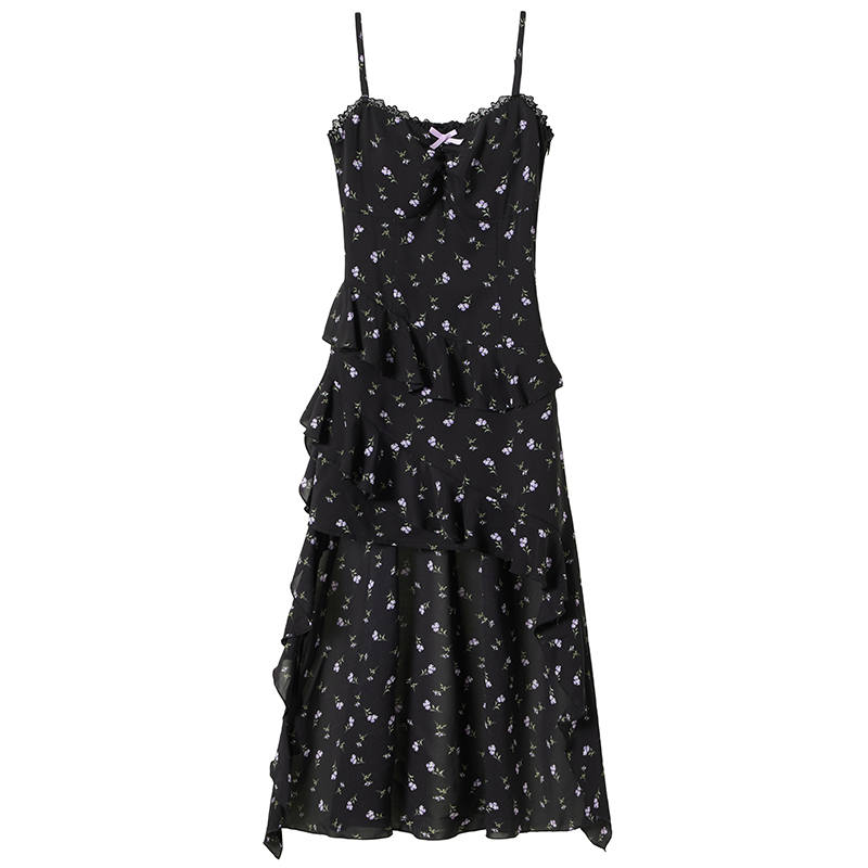 FABRIC PIG Slip Dresses Women's Thin Midi Skirt