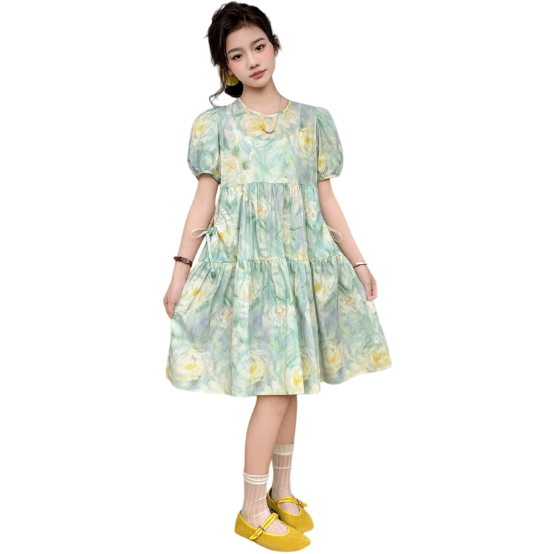YALU Grade School Dresses Camisole Moderate Midi Skirt