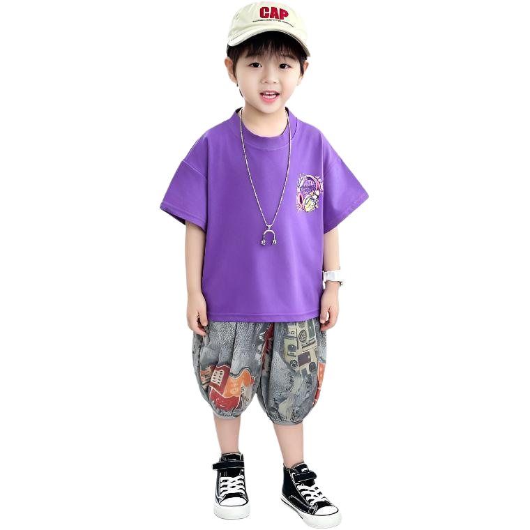 TNTX Kids Casual Sportswear Crew Neck Thin Stretch Other