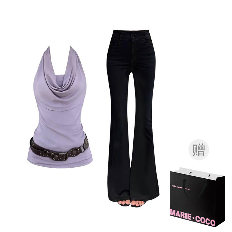 MARIE·COCO Casual Suits Women's Halter Moderate