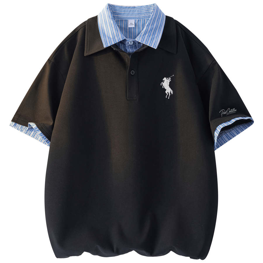 PAUL COSTELLOE T Shirts Unisex Lapel Moderate