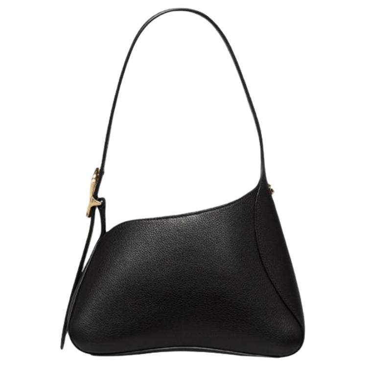 Kate Spade Cow Leather Shoulder Bag Women's Black