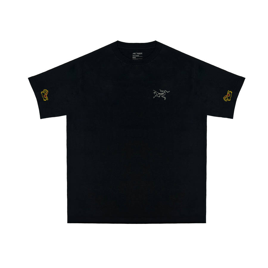 Arcteryx T Shirts Unisex Black/Black Crew Neck Moderate Straight Fit