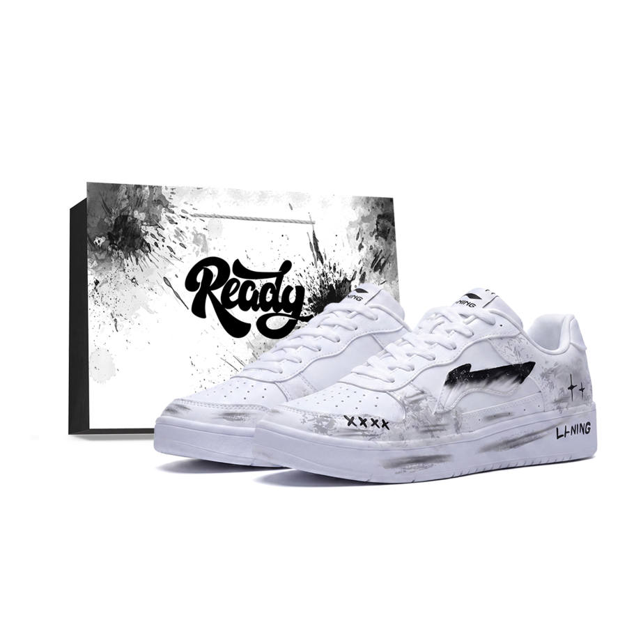 Li-Ning Li Ning Floating Boat Abrasion Resistant Cushioning Low top Skateboard Shoes Men's